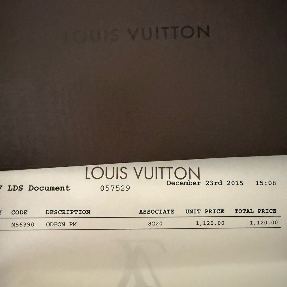 Louis Vuitton Authentic Odeon PM Brown Monogram Shoulder Bag - Picture 8 of 8